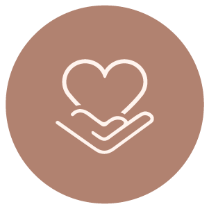 compassion icon brown rgb